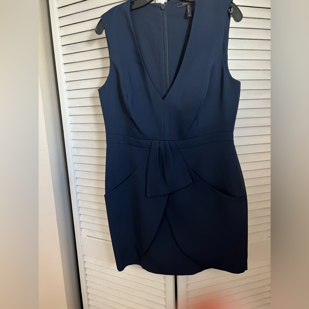 BCBG Satin Blue Dress, size 12